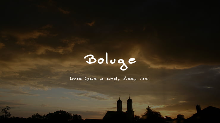 Boluge Font