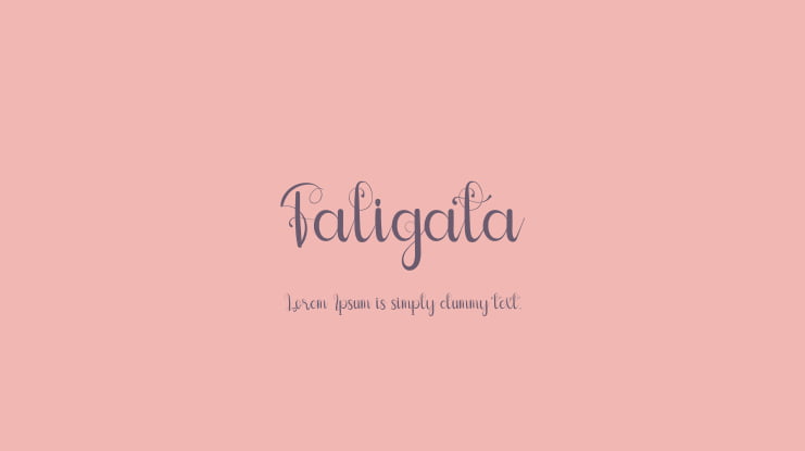 Faligata Font