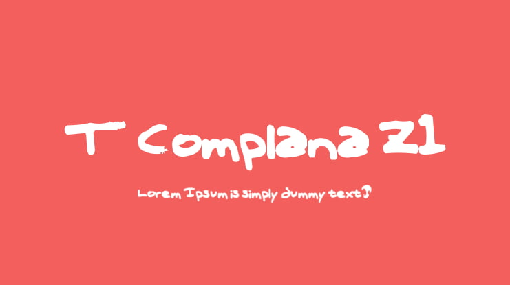 T Complana Z1 Font