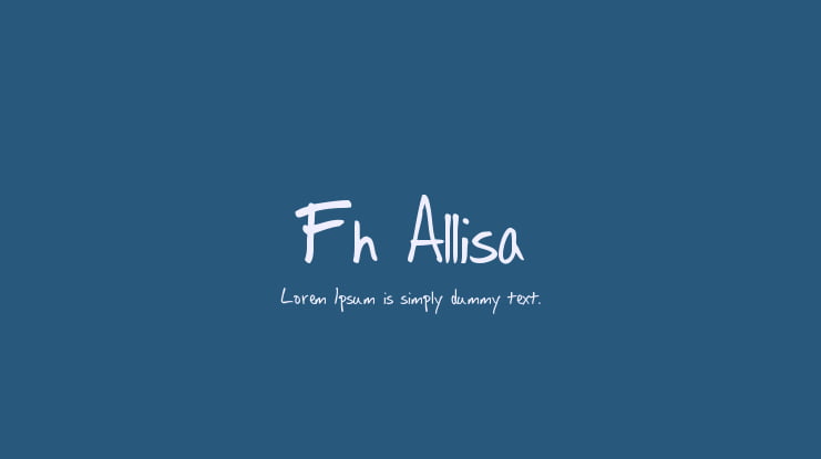 Fh Allisa Font Family