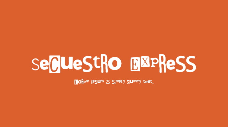 Secuestro Express Font