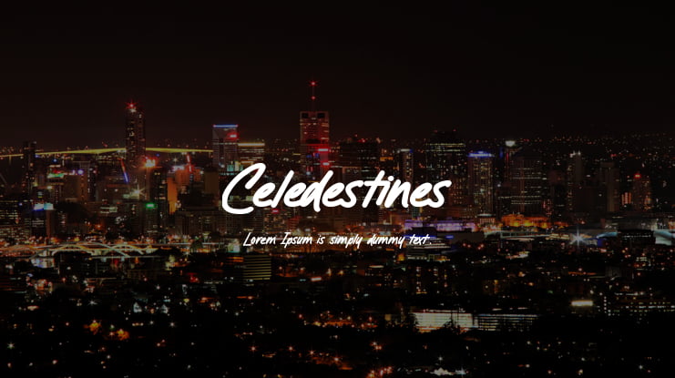 Celedestines Font Family