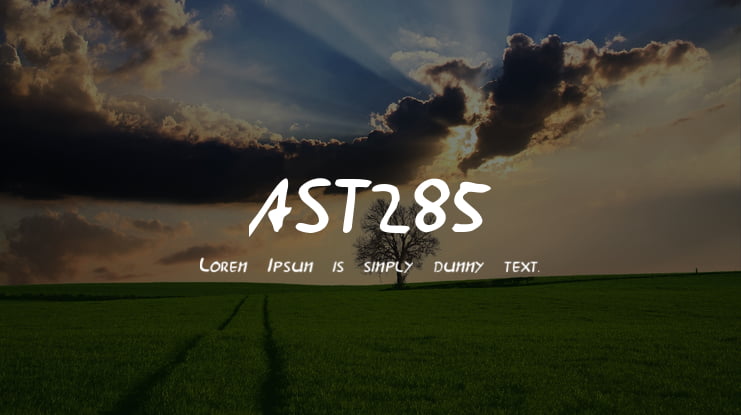 AST285 Font