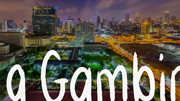 g Gambir Font