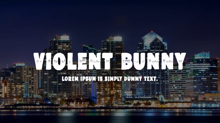 Violent Bunny Font