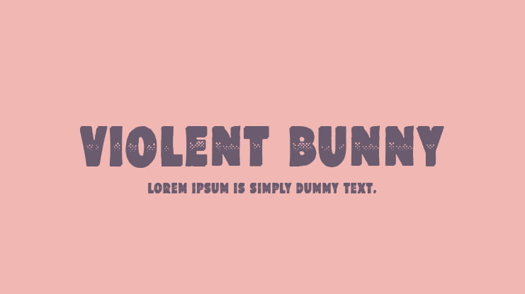 Violent Bunny Font