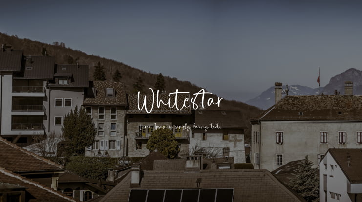 Whitestar Font