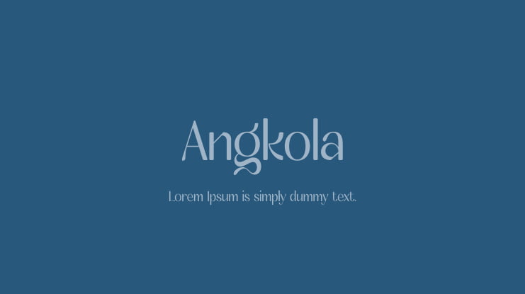 Angkola Font