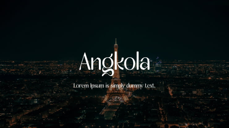 Angkola Font