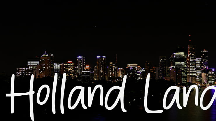 Holland Land Font