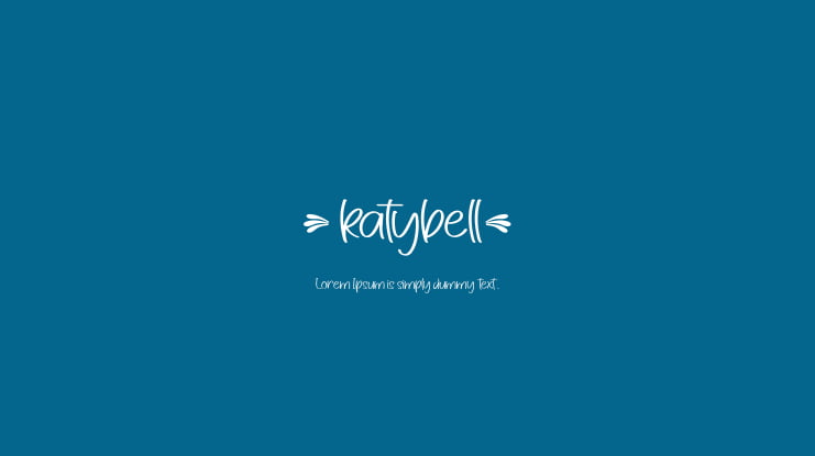 Katybell Font