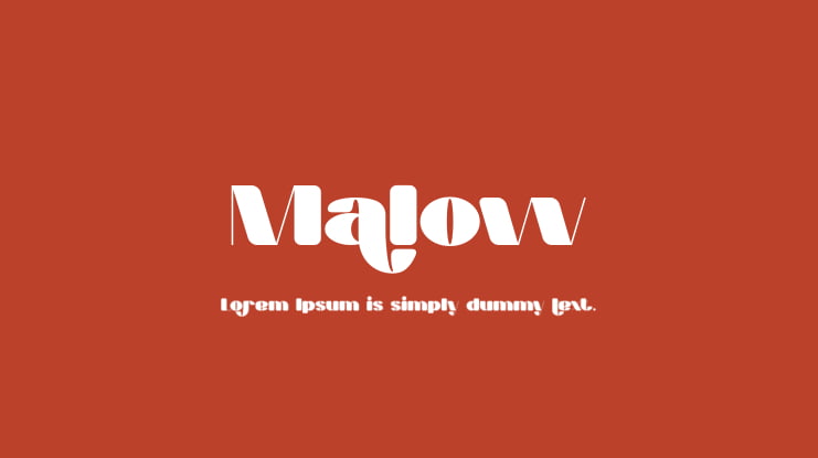 Malow Font Family