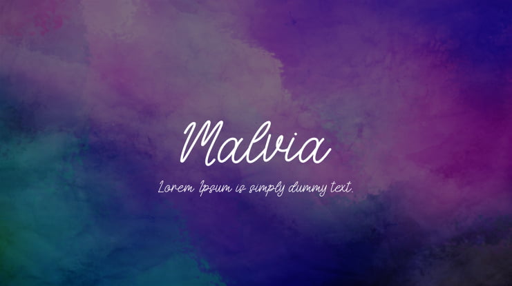 Malvia Font