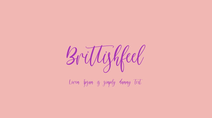 Brittishfeel Font