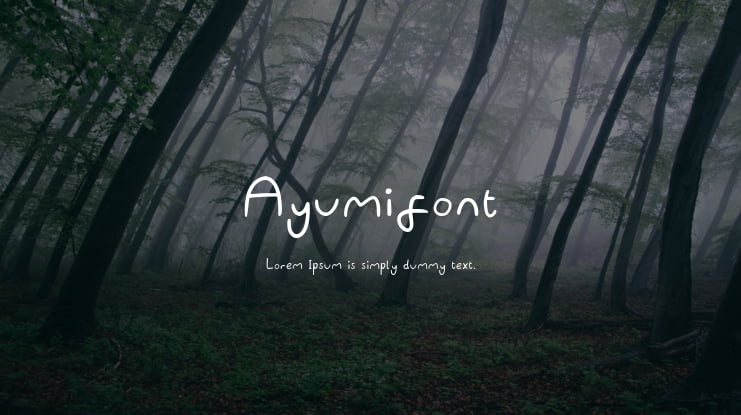 Ayumifont Font