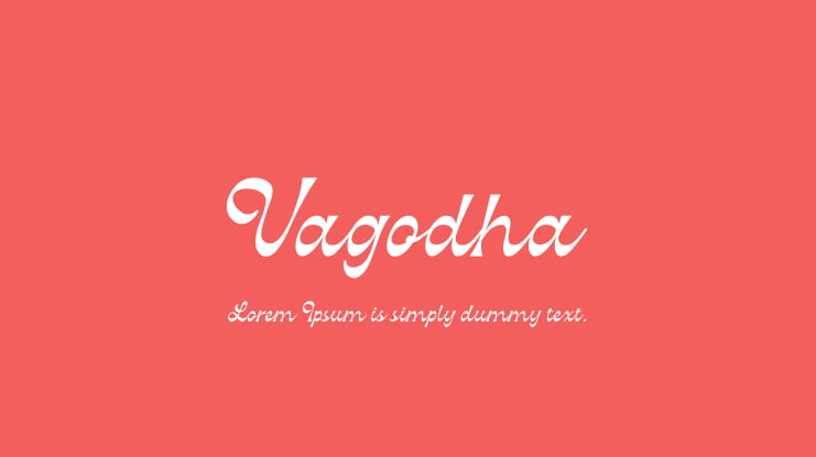 Vagodha Font