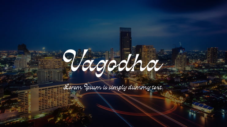 Vagodha Font