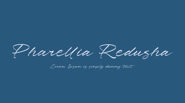 Pharellia Redusha Font