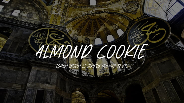 Almond Cookie Font