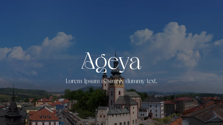 Ageya Font