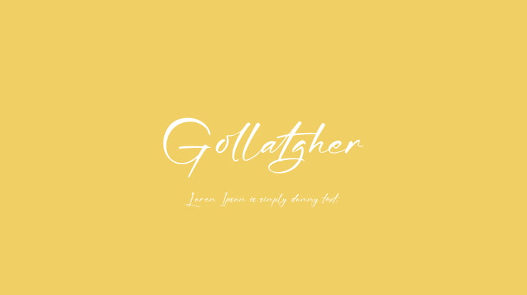 Gollatgher Font