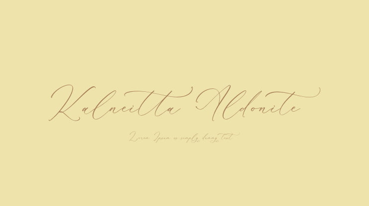 Kalneitta Aldonite Font