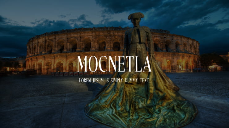 Mocnetla Font