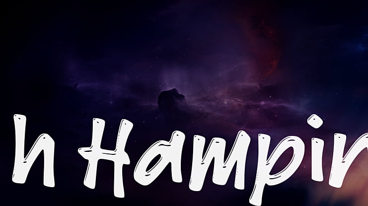 h Hampir Font