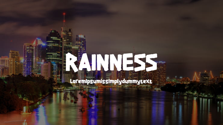 RAINNESS Font