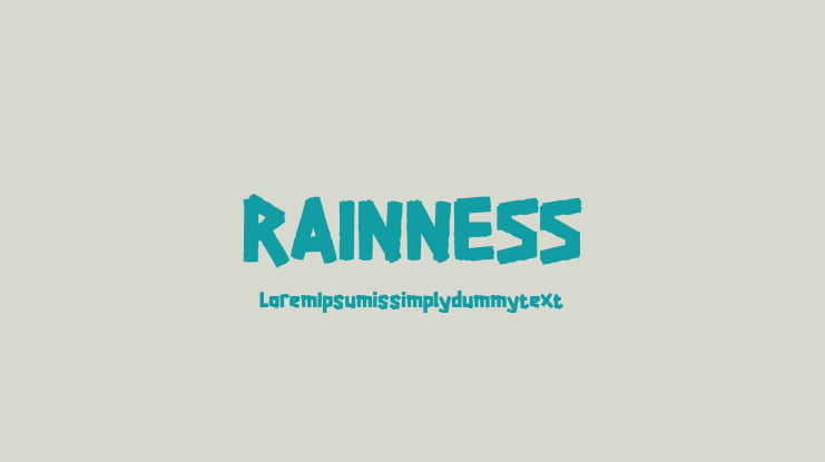 RAINNESS Font