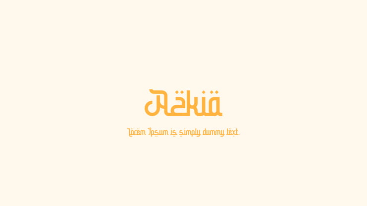 Azkia Font