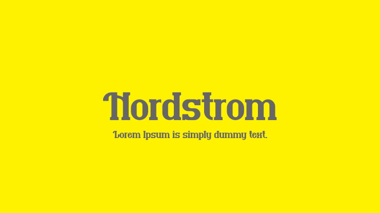 Nordstrom Font