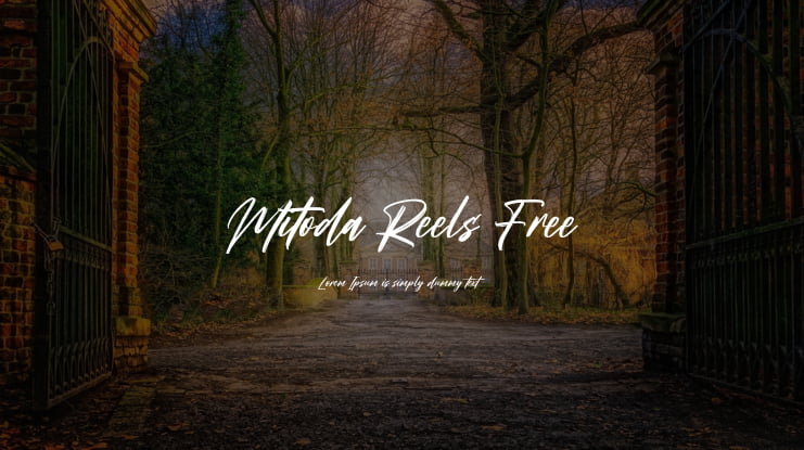 Mitoda Reels Free Font