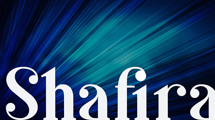 Shafira Font