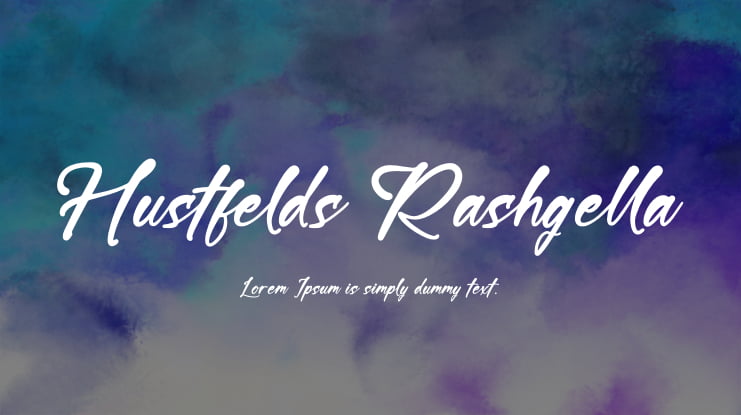 Hustfelds Rashgella Font Family