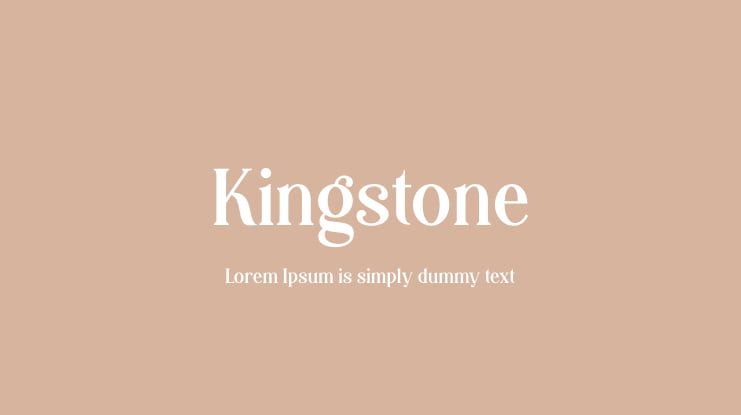 Kingstone Font