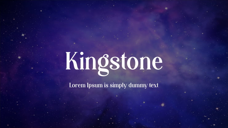 Kingstone Font