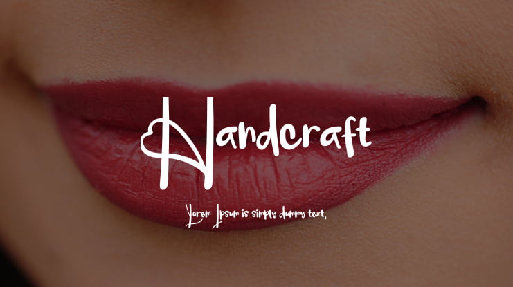 Handcraft Font