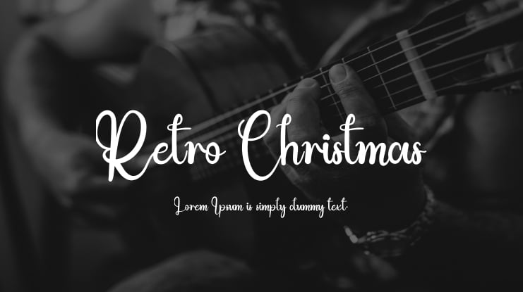 Retro Christmas Font