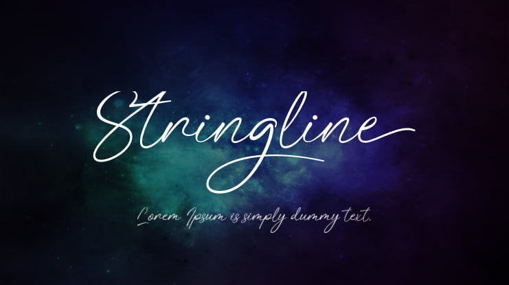 Stringline Font