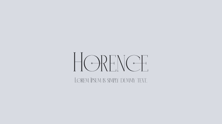 Horence Font Family