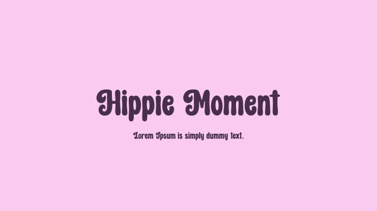 Hippie Moment Font