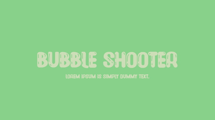 Bubble Shooter Font by Mr.Soon Design · Creative Fabrica