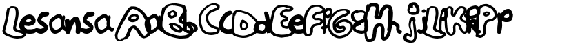 Lesansa font download