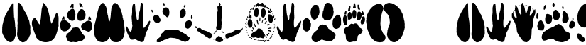 Animal Tracks font download